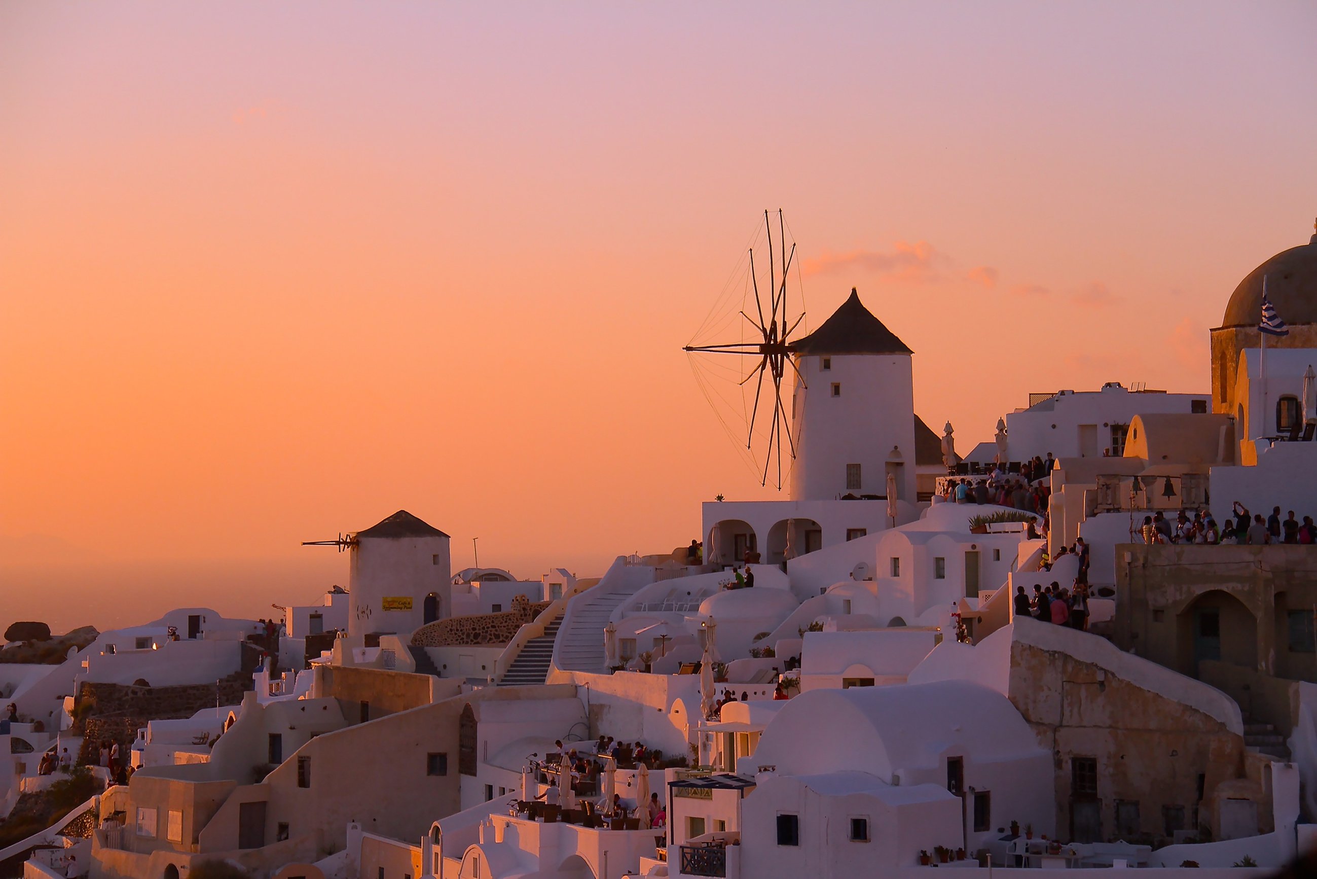 Windmill in Santorini